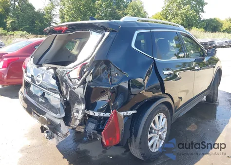 2020 Nissan Rogue Sv Fwd из США, поврежденный, VIN KNMAT2MT1LP540447